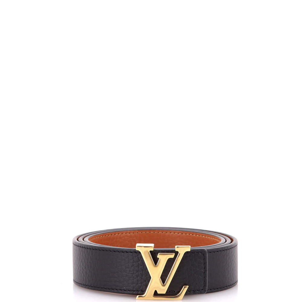 Louis Vuitton Medium LV Initiales Reversible Belt Leather